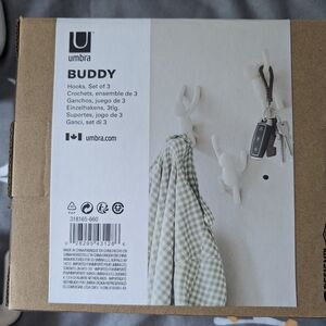 Umbra Buddy Wall Hooks, Decorative Wall Mounted Coat Hooks